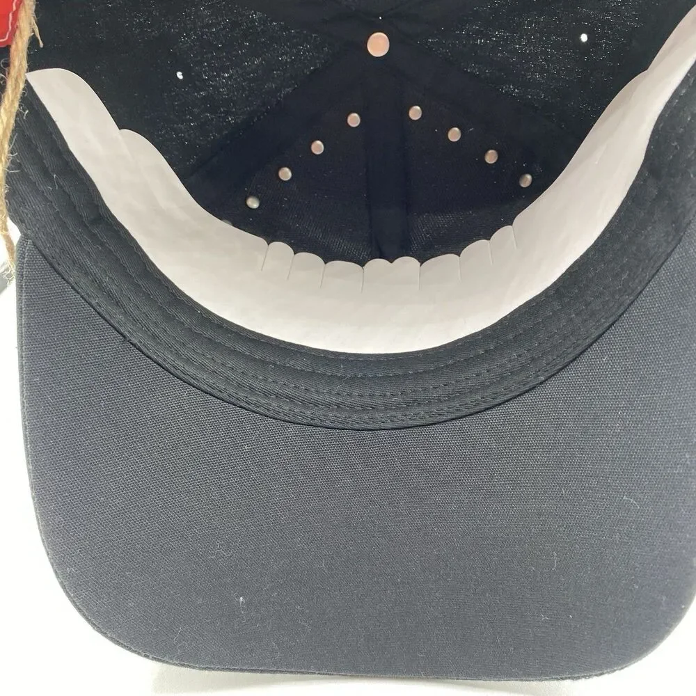 AC/DC Hat Adult Black Studded Snapback Highway To Hell World Tour 1979 OSFA Tag